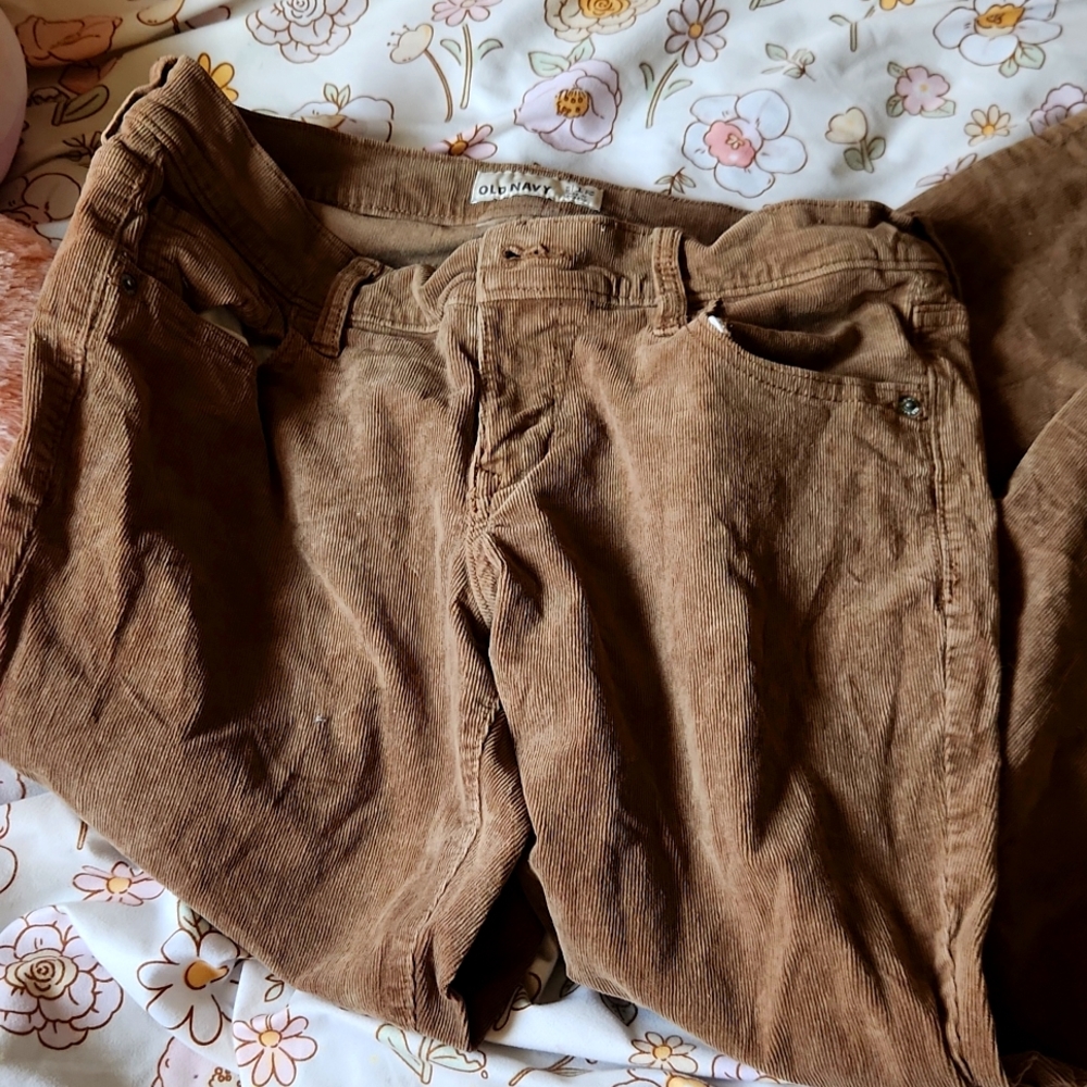 Brown capris jeans